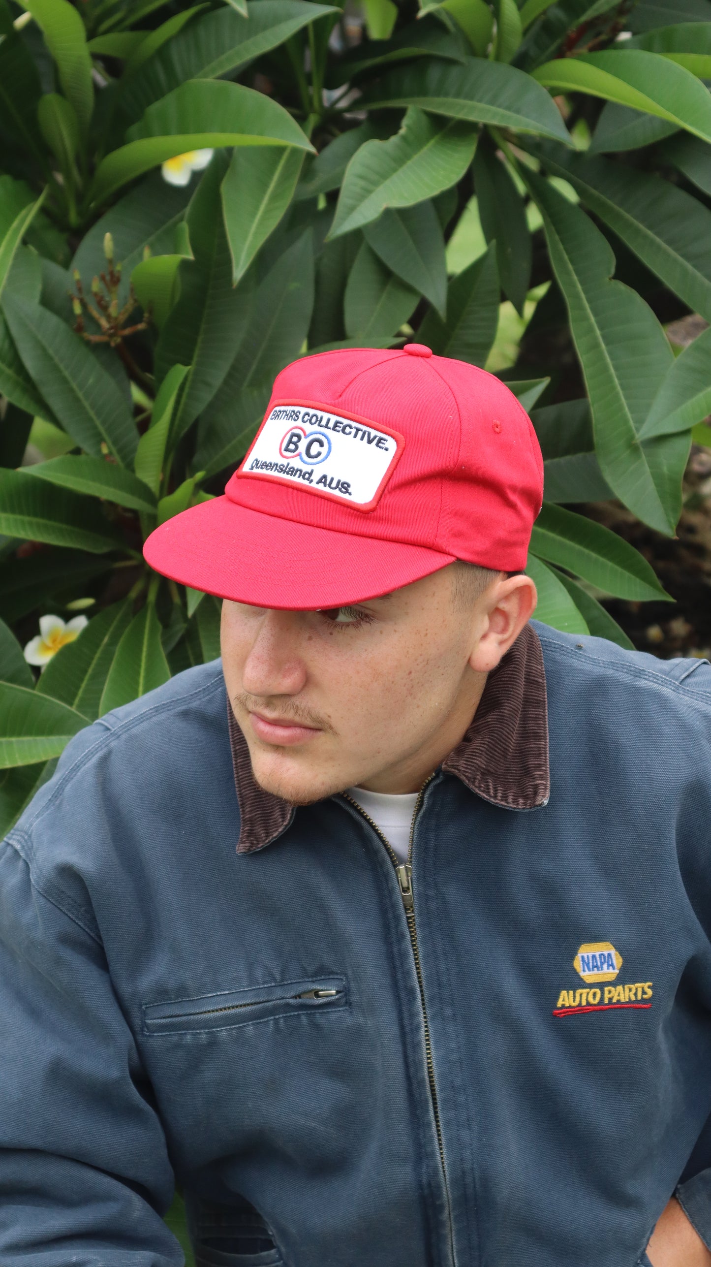 Farmer Patch Cap | Red